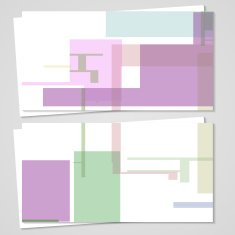 Vector business-card set for your design N213