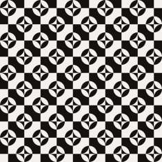 Seamless abstract geometric design on white paper N5