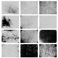 Various Black and White Grunge Texture