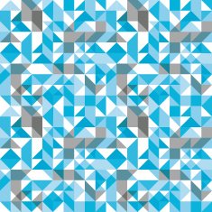Bright seamless pattern with geometric figures colorful mosaic N2