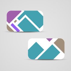 Vector business-card set for your design N234