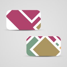 Vector business-card set for your design N235