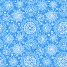 Concept seamless pattern with snowflakes N2
