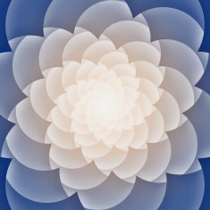 Textured paper with lotus floral pattern