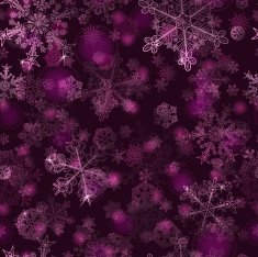 Seamless pattern of snowflakes N25