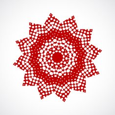abstract red dot pattern background N3