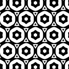 abstract black and white floral pattern background N14