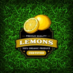 F&B Labels - Lemons