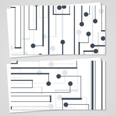 Vector business-card set for your design N245