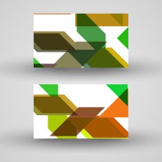 Vector business-card set for your design N251