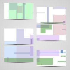 Vector business-card set for your design N256
