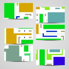 Vector business-card set for your design N265