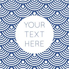Circles background with copy space