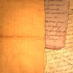 Antique letter N7