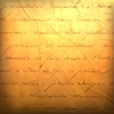 Antique letter N9