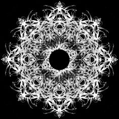 Mandala Decorative hand drawn lace pattern N16