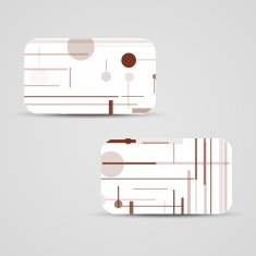 Vector business-card set for your design N271