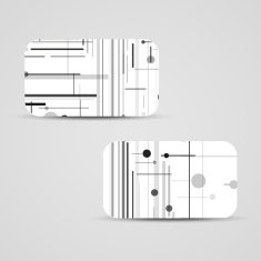 Vector business-card set for your design N272