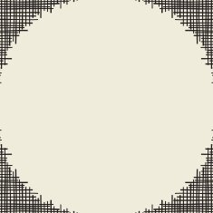 Abstract canvas hole grungy frame
