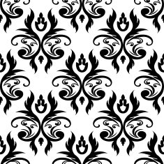 Abstract seamless floral pattern N75