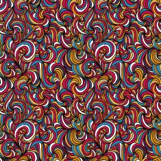 Curly lines seamless pattern N2