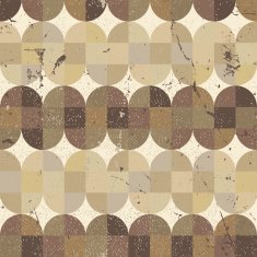 Old scratched and spotted mosaic seamless background