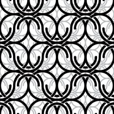 Monochrome vintage style mesh seamless pattern