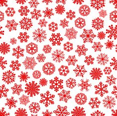 Seamless pattern of snowflakes N26