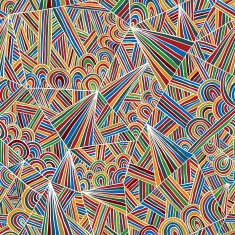 Colorful doddle seamless pattern vector background
