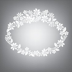 lace white frame N2