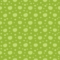 Seamless pattern of apples Vector illustration Background
