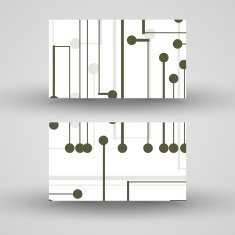 Vector business-card set for your design N289