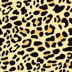 Seamless leopard fur