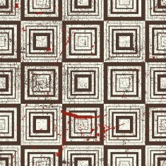 Grunge vintage geometric seamless pattern