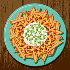 Loaded Baked Potato French Fries