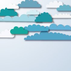 abstract blue cloud pattern background N2