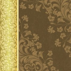Gold and Brown Grunge Frame