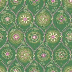 Vintage seamless wallpaper with floral ornament N2