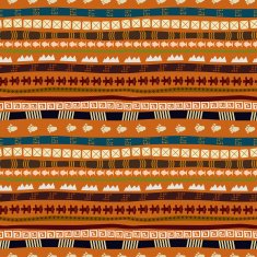 Ethnic abstract pattern with African motives