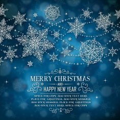 Christmas Greeting Card with Space for Copy - Illustration N2
