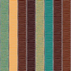 Traditional African Ornamental Pattern with waves Seamless vector illustration