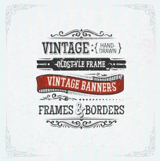vintage frames and design elements N54