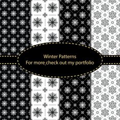 Winter Pattern Set also for print N2