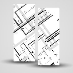 Vector banner set for your design N121