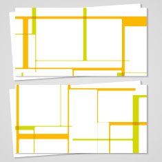 Vector business-card set for your design N297