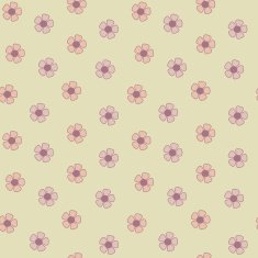 cute daisy flowers romantic seamless pattern background illustration