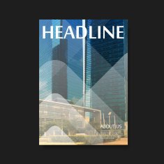 Flyer or Cover Design with Skyscrapers N7