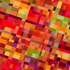 Colorful shapes background Red colors Ornate glass Classic facet decor