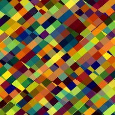 Colorful abstract illustration Fiber weave Tile on rough Form