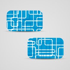 Vector business-card set for your design N306